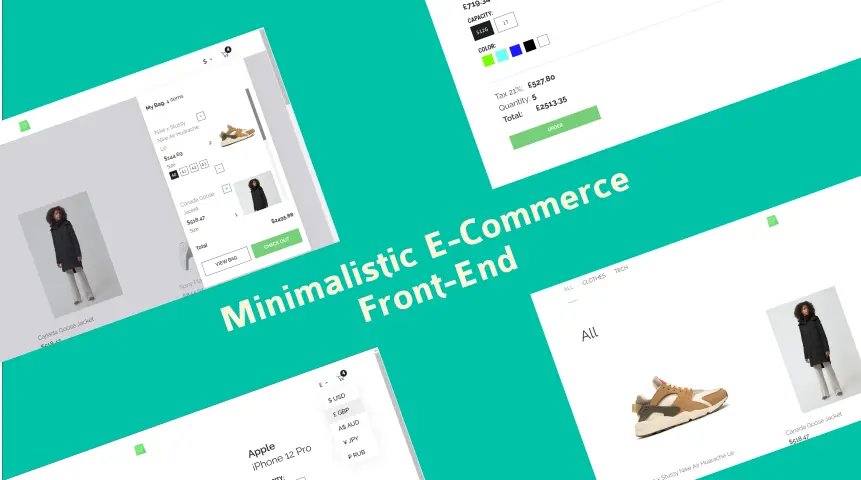 Minimalistic E-Commerce Front End